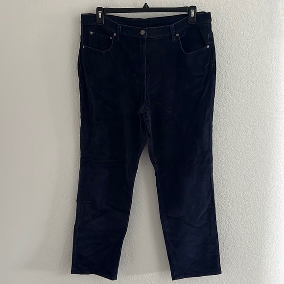 Fashion Bug Pants - Fashion Bug Navy Blue Corduroy Pants